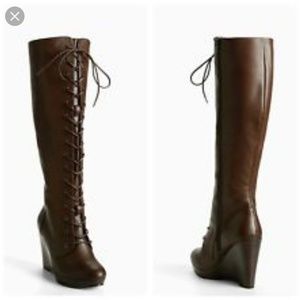 Wide Calf Torrid lace up boots